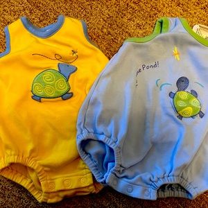 Pair of vintage Carter’s rompers